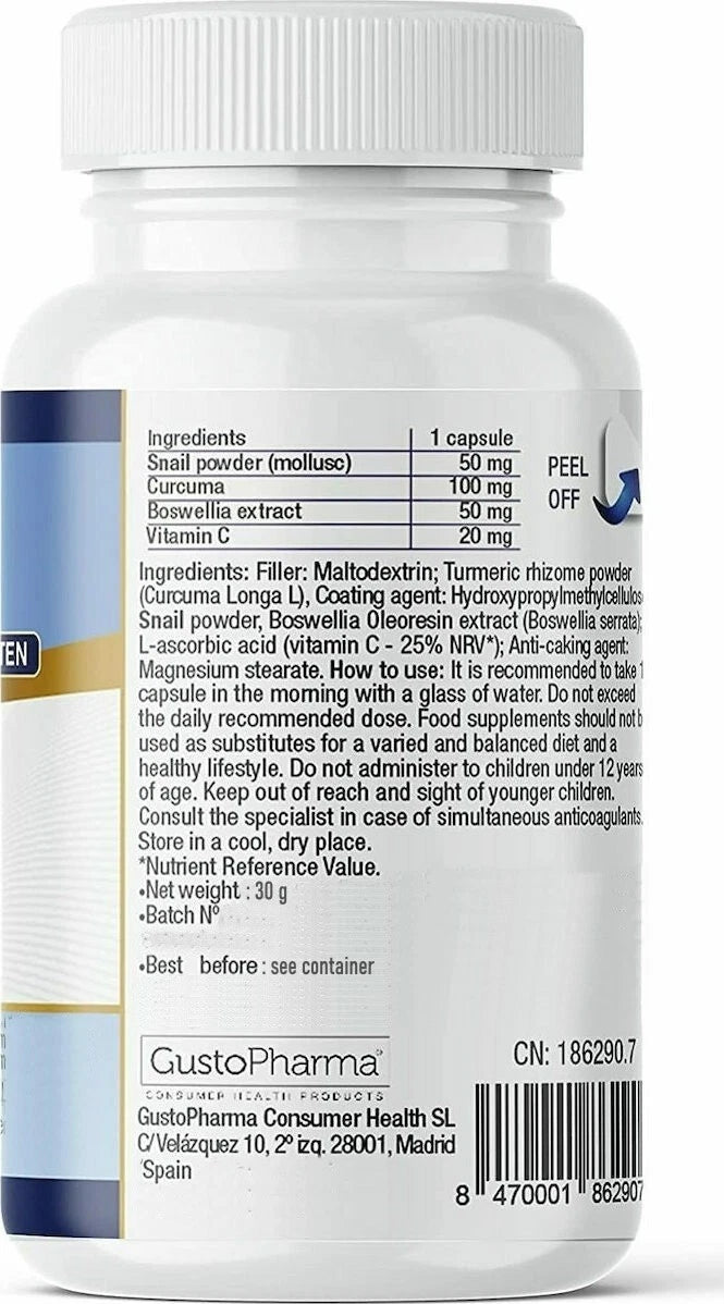 Helix Original supplement facts and ingredient label
