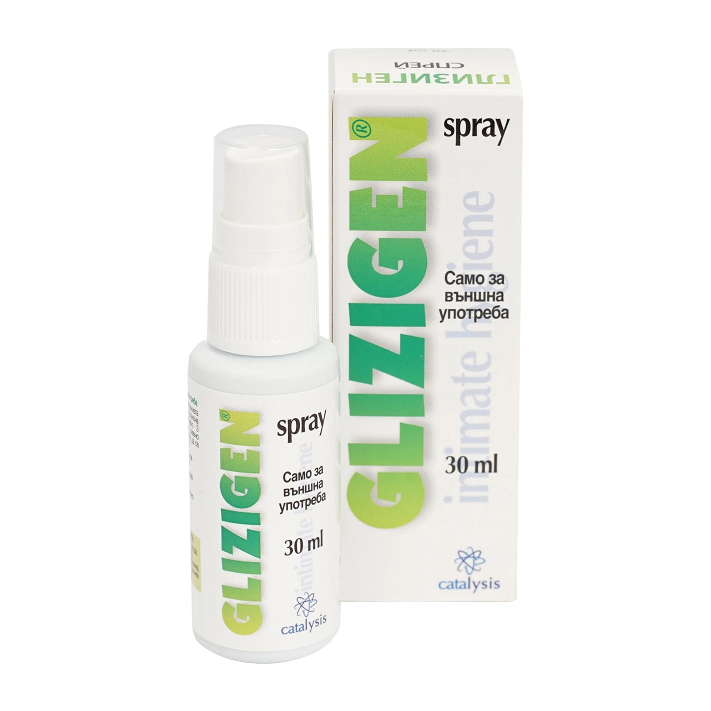 Glizigen Intimate Spray 30 ml front view