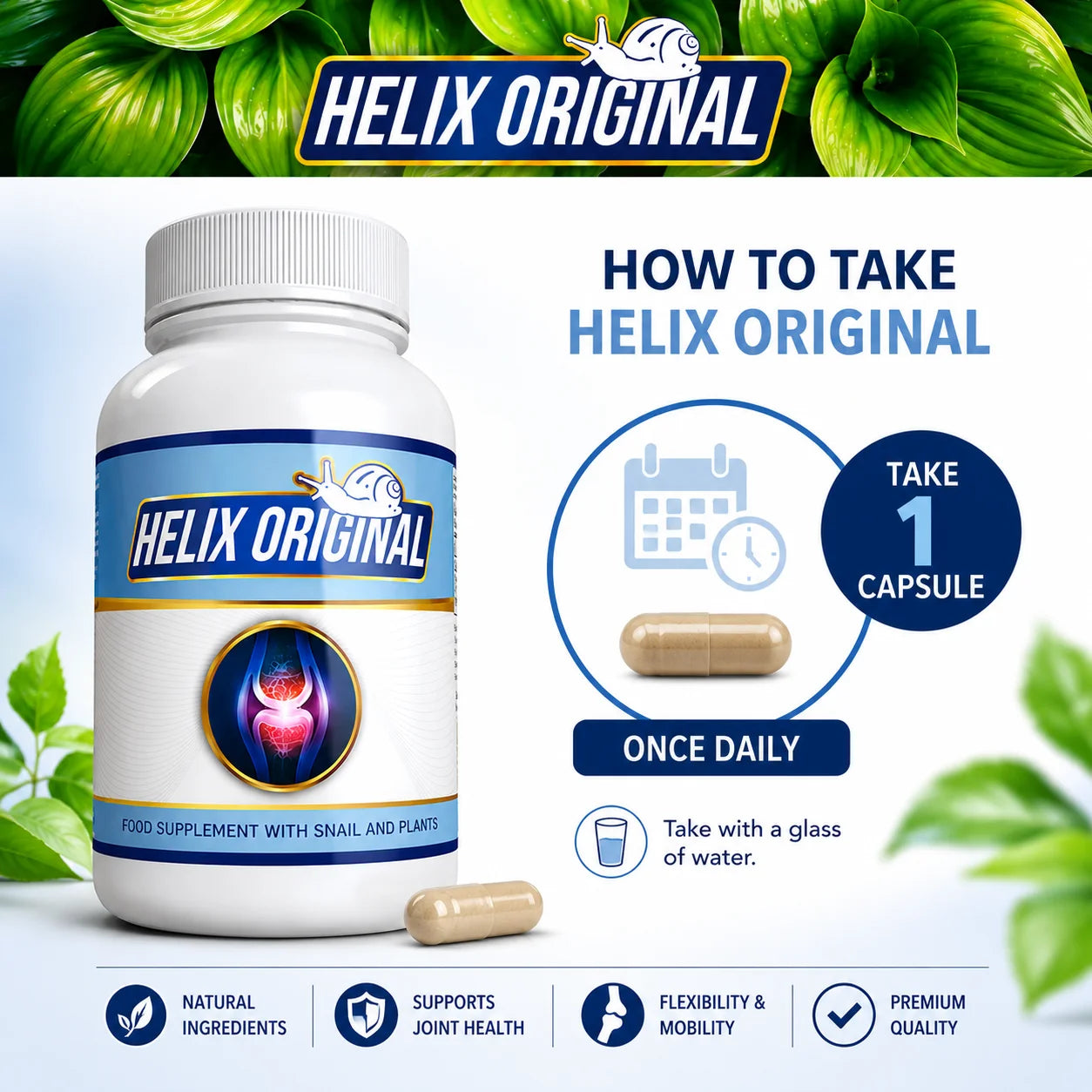 Helix Original daily capsule usage guide